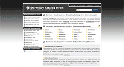 Desktop Screenshot of darmowykatalogstron.pl